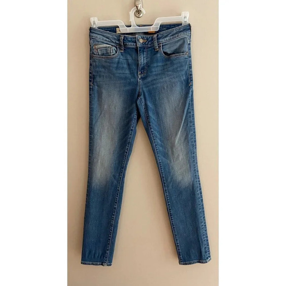 Anthropologie Pilcro and the Letterpress Light Wash Denim Skinny Jeans Size 28 - Picture 2 of 10